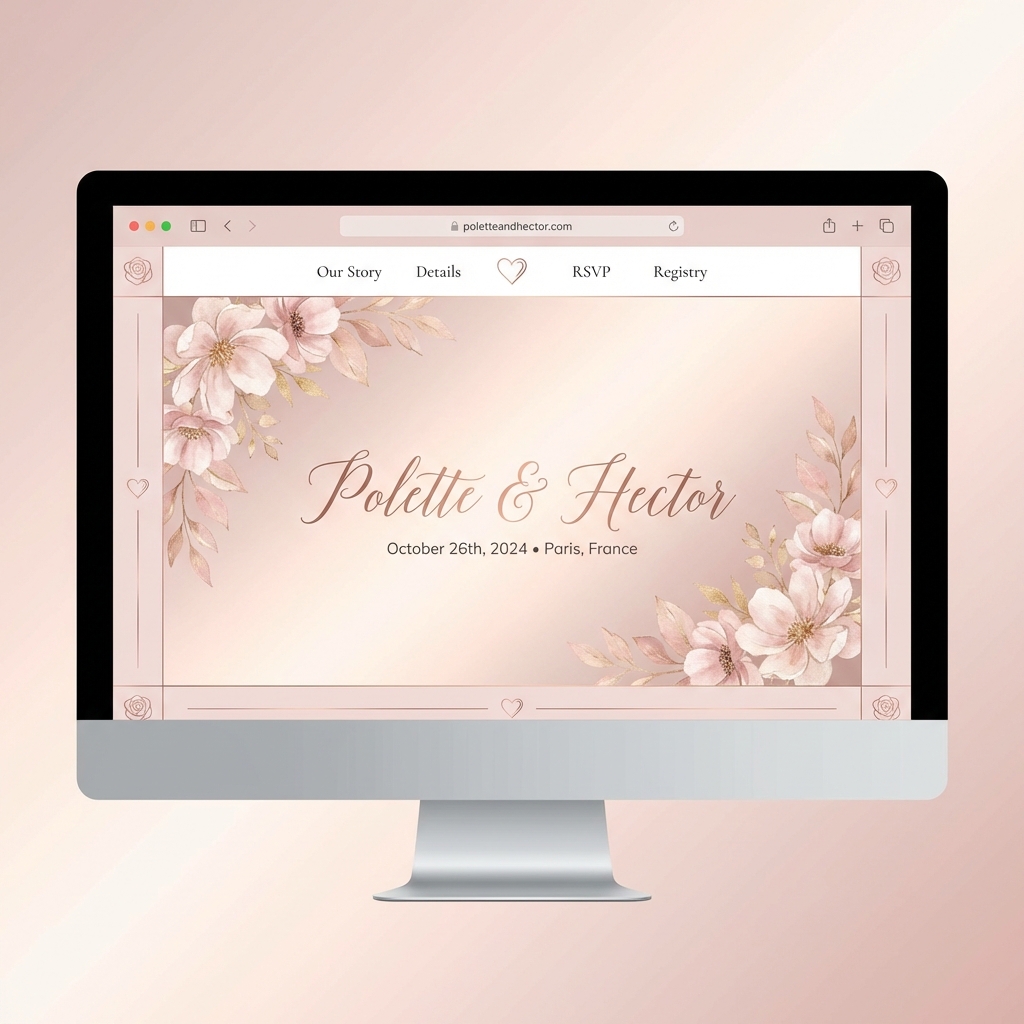 Wedding Page Website